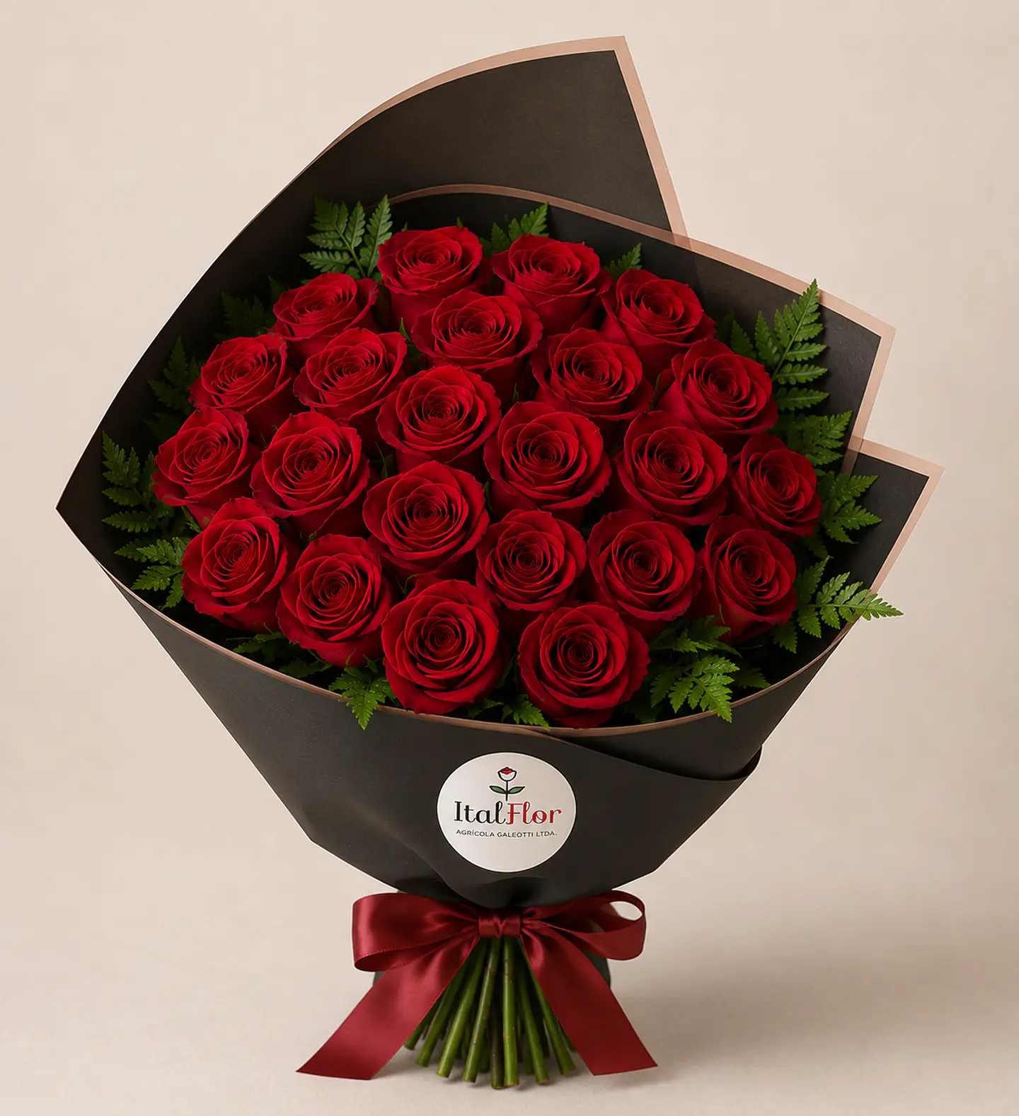 Ramo 25 Rosas Rojas 1