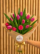 Ramo de Tulipanes Fucsia 10 varas - Miniatura 2