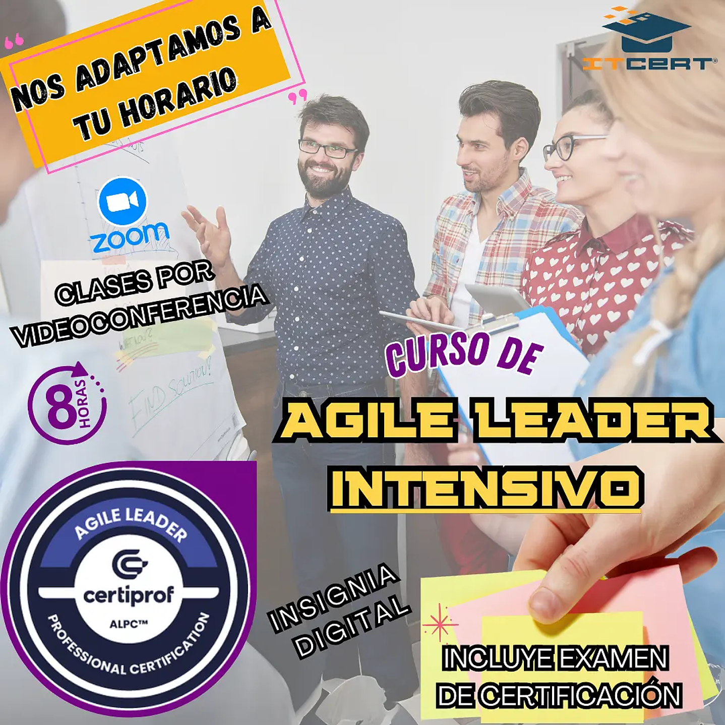 Curso de Agile Leader Intensivo (Incluye examen de certificación)