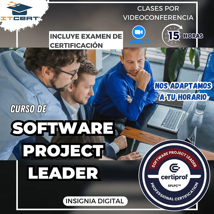 Curso de Software Project Leader (Incluye examen de certificación)
