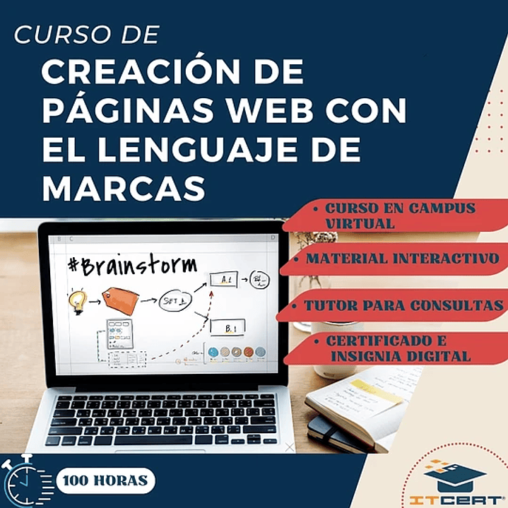 Curso de Creación de Páginas Web con el Lenguaje de Marcas (100 horas)