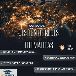 Curso de Gestión de Redes Telemáticas (100 horas)