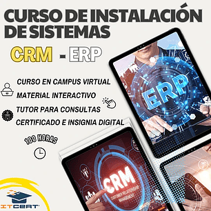 Curso de Instalación de Sistemas ERP-CRM (100 horas)