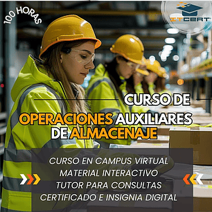 Curso de Operaciones Auxiliares de Almacenaje (100 horas)