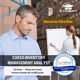 Curso de Inventory Management Analyst (Incluye examen de certificación)