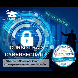 Curso de Lead Cybersecurity (Incluye examen de certificación)