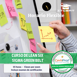 Curso de Lean Six Sigma Green Belt (Incluye examen de certificación)