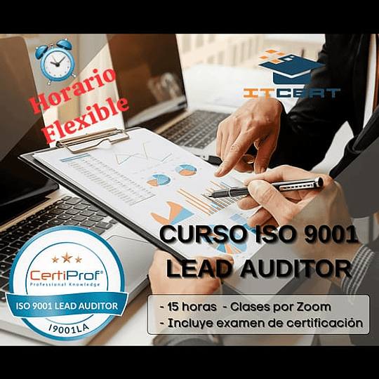 Curso ISO 9001 Lead Auditor (Incluye examen de certificación)