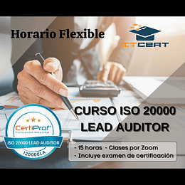 Curso ISO 20000 Lead auditor (Incluye examen de certificación)