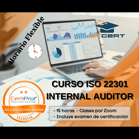 Curso ISO 22301 Internal Auditor (Incluye examen de certificación)