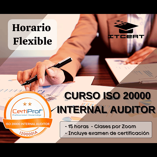 Curso ISO 20000 Internal Auditor (Incluye examen de certificación)