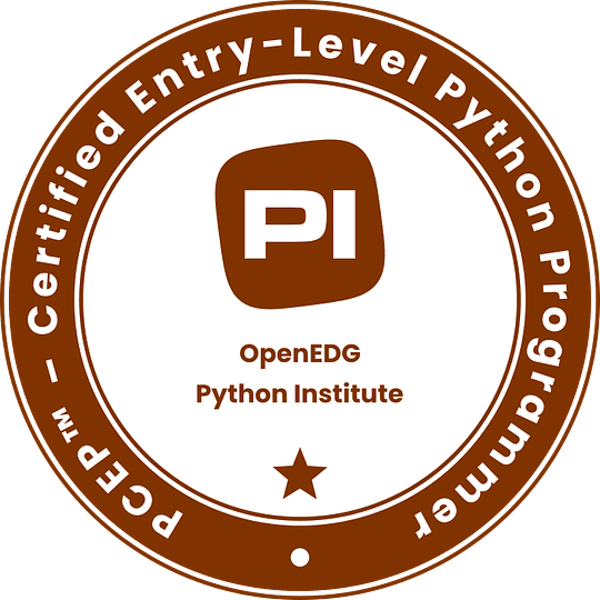Examen de PCEP™ – Certified Entry-Level Python Programmer - (Exam: with one retake) 