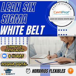 Curso de Lean Six Sigma White Belt  (Incluye examen de certificación)