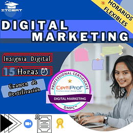 Curso de Digital Marketing (Incluye examen de certificación)