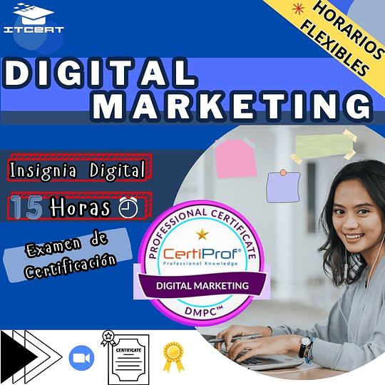 Curso de Digital Marketing (Incluye examen de certificación)