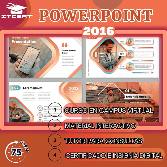 Curso de Powerpoint 2016 (75 horas)