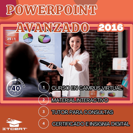 Curso de Powerpoint 2016 Avanzado (40 horas)