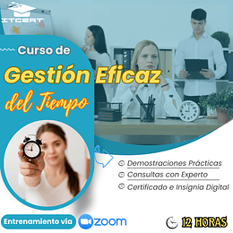 Curso de Gestión Eficaz del tiempo 