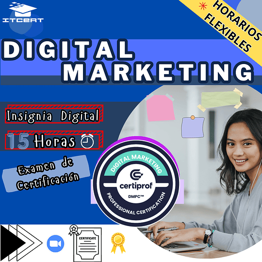 Curso de Digital Marketing (Incluye examen de certificación)