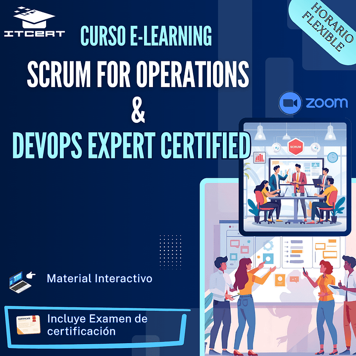 Curso e-learning de Scrum for Operations & DevOps Expert Certified (Incluye examen de certificación) 1