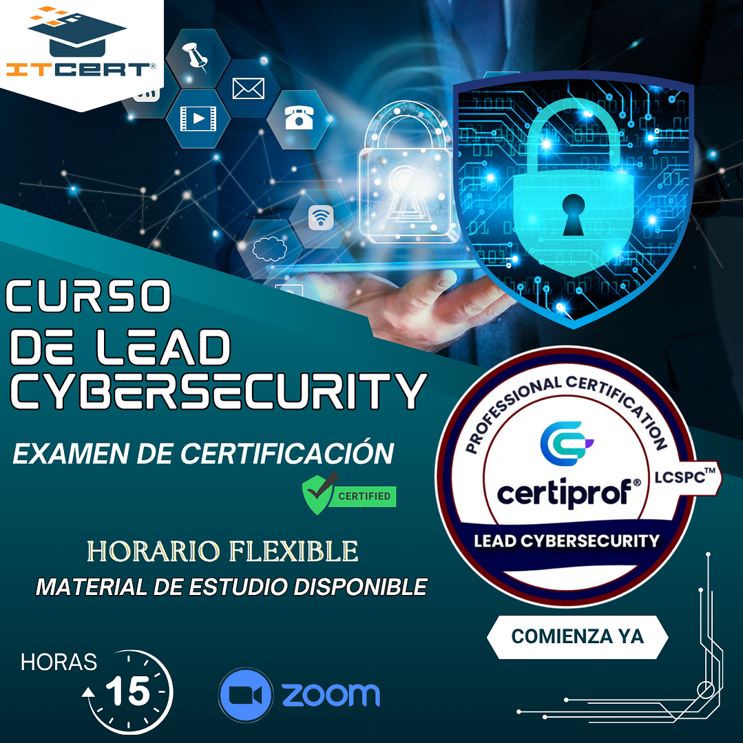 Curso de Lead Cybersecurity (Incluye examen de certificación) 1