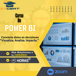 Curso de Power BI - Nivel Técnico (equipo de TI) - 15 horas