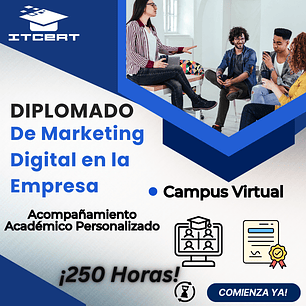 Diplomado de Marketing digital en la empresa (250 horas)