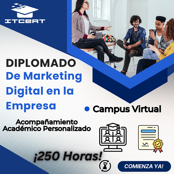 Diplomado de Marketing digital en la empresa (250 horas) 1