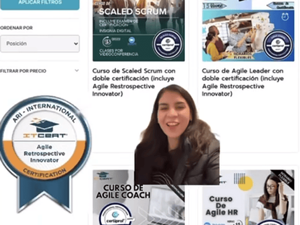 Impulsa tu carrera ágil: todos nuestros cursos incluyen certificación ARI