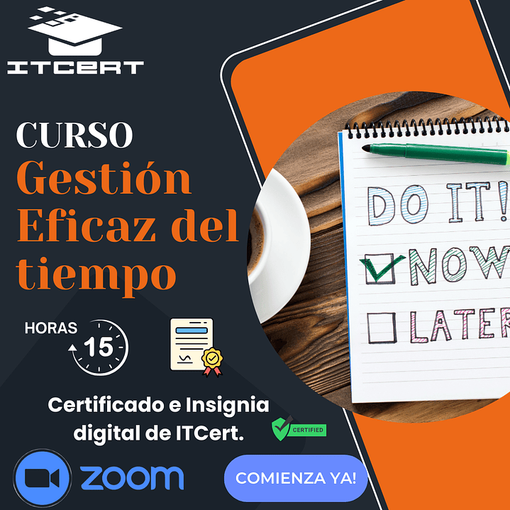Curso de Gestión Eficaz del tiempo  1