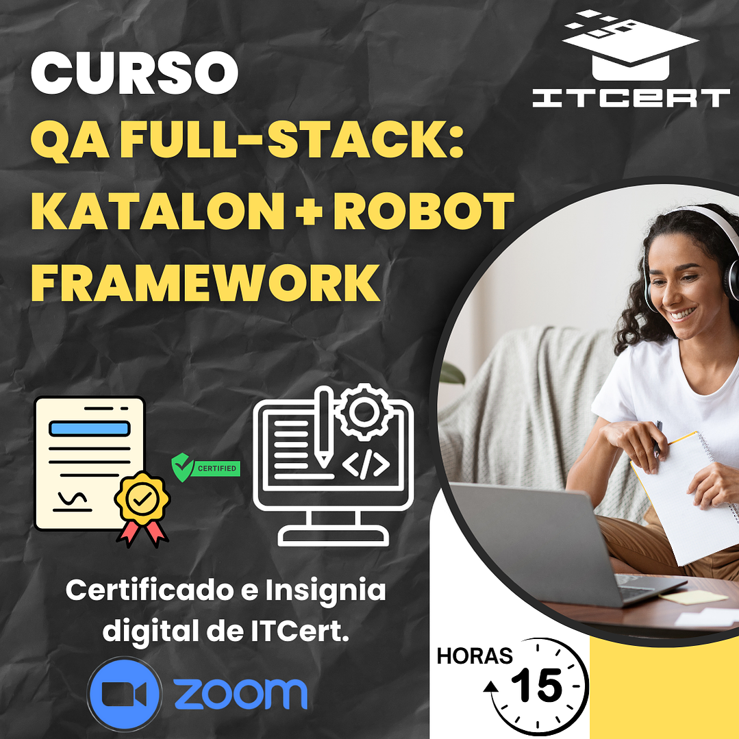 Curso de QA Full-Stack: Katalon + Robot Framework 1