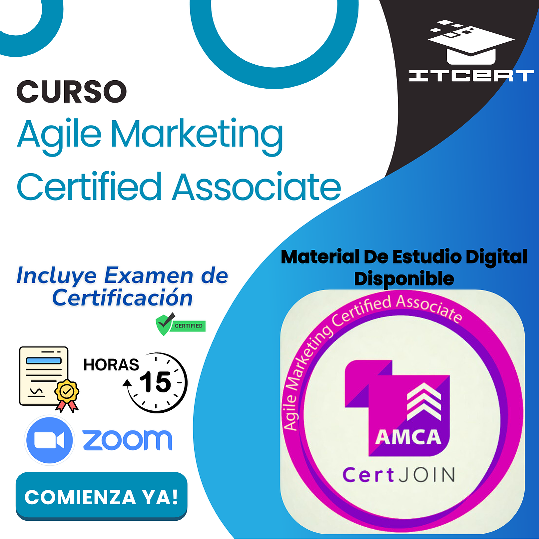 Curso Agile Marketing Certified Associate (Incluye examen de certificación) 1