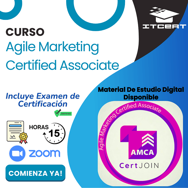 Curso Agile Marketing Certified Associate (Incluye examen de certificación) 1