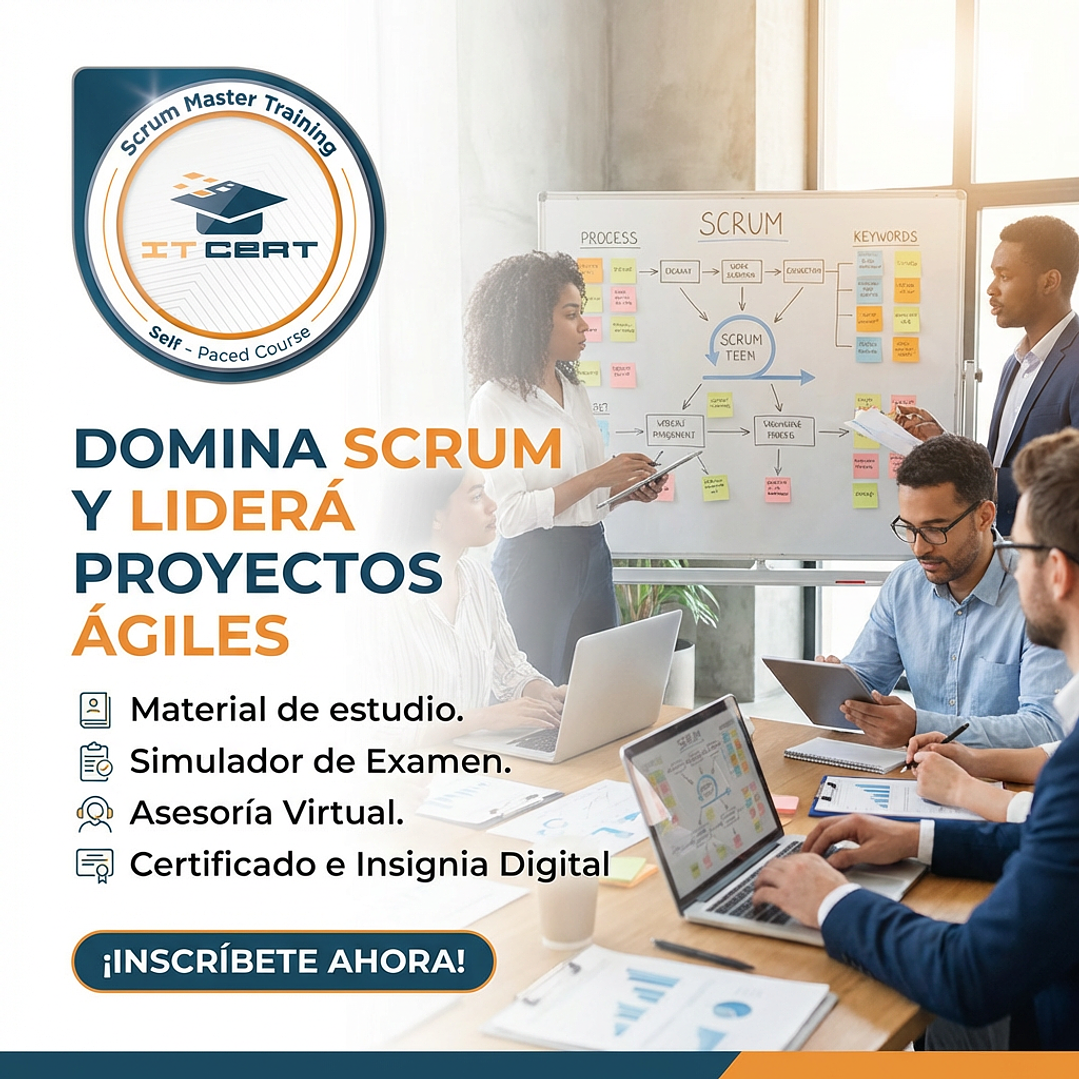 Scrum Master: Curso E-learning (Incluye insignia Digital) 1