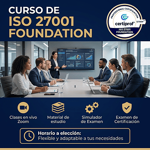 Curso ISO 27001:2022 Foundation (Incluye examen de certificación)