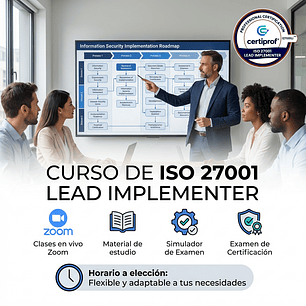 Curso ISO 27001:2022 Lead Implementer (Incluye examen de certificación)