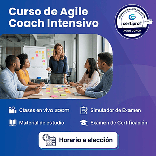 Curso de Agile Coach Intensivo (Incluye examen de certificación)
