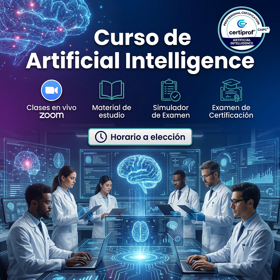 Curso de Artificial Intelligence (Incluye examen de certificación) 1