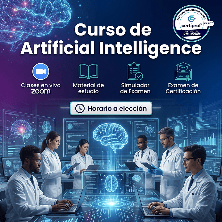Curso de Artificial Intelligence (Incluye examen de certificación) 1