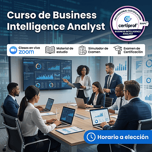 Curso de Business Intelligence Analyst (Incluye examen de certificación)