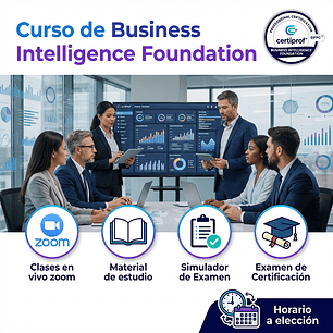 Curso de Business Intelligence Foundation (Incluye examen de certificación)