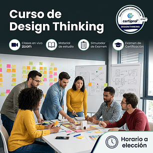 Curso de Design Thinking (incluye examen de certificación)