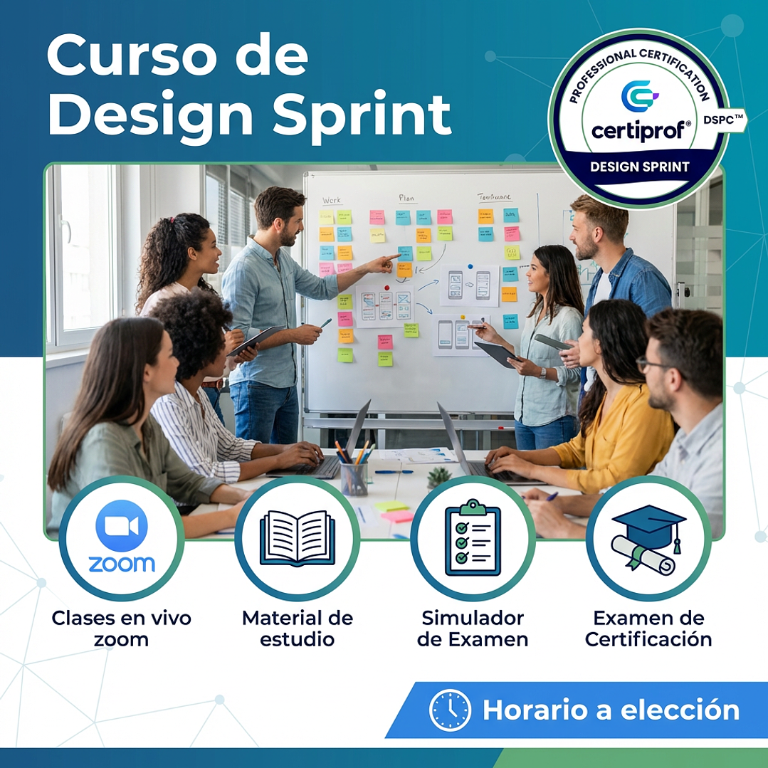 Curso de Design Sprint (incluye examen de certificación) 1