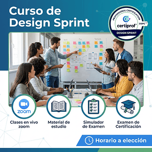 Curso de Design Sprint (incluye examen de certificación)