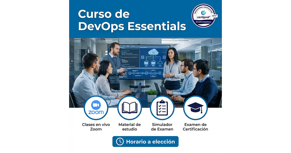 Curso de DevOps Essentials (Incluye examen de certificación