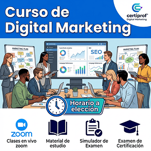 Curso de Digital Marketing (Incluye examen de certificación)