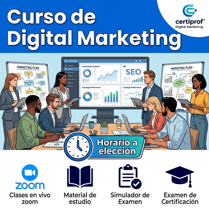 Curso de Digital Marketing (Incluye examen de certificación) 1