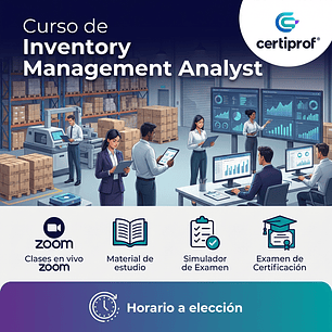 Curso de Inventory Management Analyst (Incluye examen de certificación)