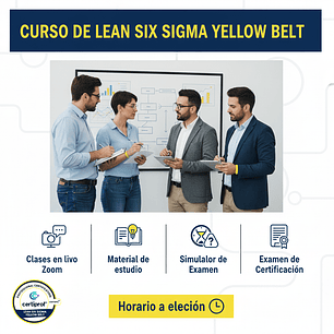Curso de Lean Six Sigma Yellow Belt (Incluye examen de certificación)