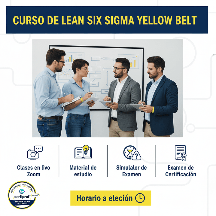 Curso de Lean Six Sigma Yellow Belt (Incluye examen de certificación) 1